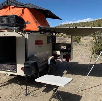 China NJATAR Lightweight Aluminum Australian Camping Caravan RV Offroad Travel Trailer for sale