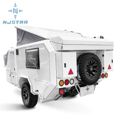 China Onlywe lightweight aluminum auto camper light weight NJATAR mobile caravan rv camper for sale for sale