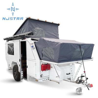 China NJATAR Off Road Lightweight Lightweight Aluminum Camping Trailer Australian Standard Caravan for sale