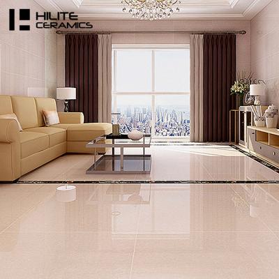 China European Retro Fashional Designed 600*600mm Large Pink Polished Bathroom Porcelain Floor Tiles for sale