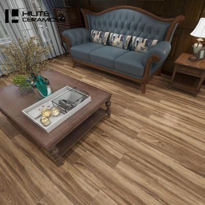 China Retro High Standard 200*1200mm Texture Flooring European Look Porcelain Wood Tiles For Living Room for sale