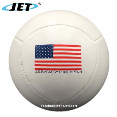 China Durable USA American Flags Printed Soccer Ball PU Hand Stitched Soccer Football for sale