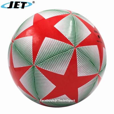 China Durable Football Soccer Ball Size 5 1 Piece Machine Stitched AND Laminated Balls for sale