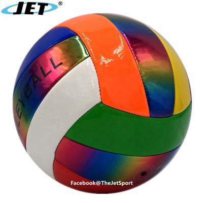 China Durable Maquinas Rainbow Multicolor Volleyball Ball Free Shipping for sale