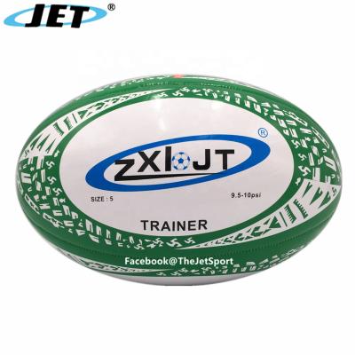 China New Customized Design PVC Soccer Football Rugby Ball Rubber Soccer Ball for sale