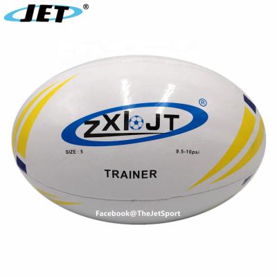 China Durable Customized Rebound Rugby Ball Half Handmade for sale