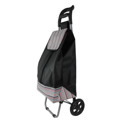 China Metal Utility Cloth Folding Grocery Carros Compra Collapsible Shopping Trolley for sale