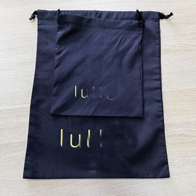 China Recyclable Natural Organic Handbag Velvet With Nonwoven Cotton Big Logo Wholesale Cover Dust Bag Custom Made For Handbags for sale