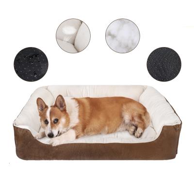 China Wholesale Custom Comfort Breathable Non Slip Camas Para Mascotas Luxury Dog Bed Dog Bedding for sale