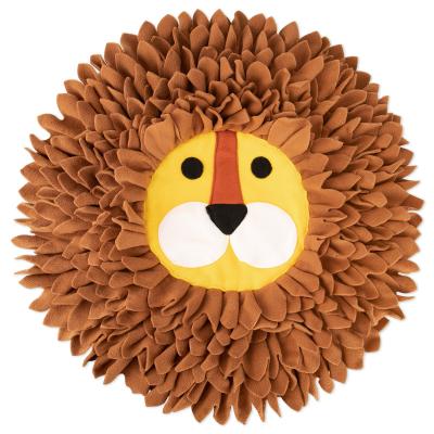 China Travel Newest Lion Snuffle Mat Pet Dog Sniffle Mat For Dog NoseWork Feeding Protection Washable Training Mat Stress Release for sale