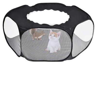 China Breathable Washable With Top Cover Anti Escape Cat Dog Small Animals Outdoor Pet Barrier Portable Foldable Pet Playpen for sale