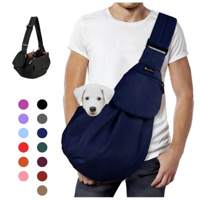 China Pet Carrier Bag Cats Dogs Animals Tote Pet Bags Outdoor Travel Pet Carrier Sling Breathable Adjustable Shoulder Carrier Small for sale