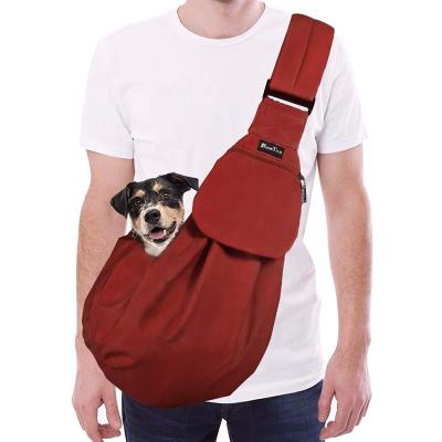 China Viable Accessories Dogs Waterproof Shoulder Bag Travel Tote Bags Pet Carrier Dog Adjustable Sling for sale