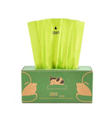 China Stored Dog Green Environmental Protection For Biodegradable Dog Poo Bags Pet Waste Bag Doggie Poop Bags for sale