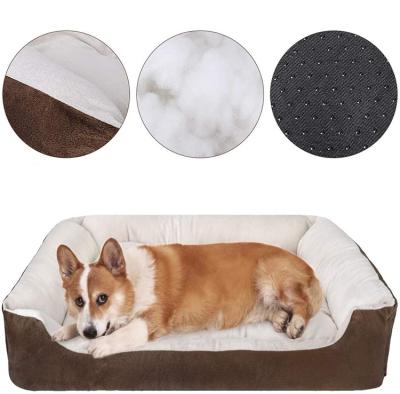 China Breathable Comfort Portable Perros Camas Non Slip Dog Bed Camas Para Perros for sale