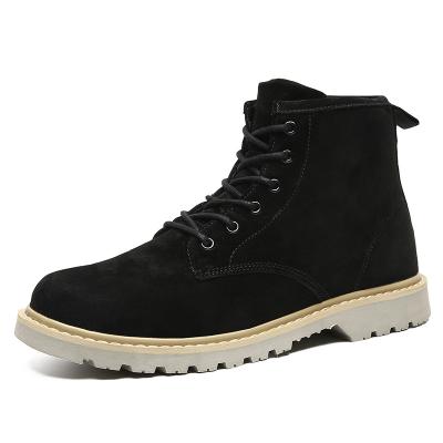 China New Styles High Quality Wholesale Cowhide Leather Dessert Boots Men's Cushioning Top At Ankel for sale