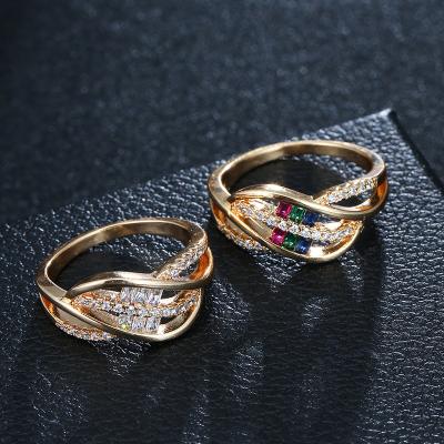 China Durable Hot Sale Couple Rings S925 Sterling Silver Plated Zircon Ring For Men Women for sale