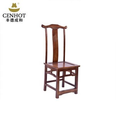 China Vintage Easy Chinese Style Chairs Wood Dining Chairs For Hot Pot Restaurant for sale