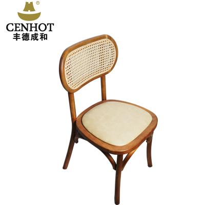 China Chinese Traditional Restaurant Restaurant Chairs Metal Leg Dining Chair PU Leather Dining Chairs for sale