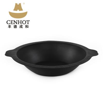 China Sustainable Hot Pot Stock Hot Pot With Enamel Coat For Hot Pot Restaurant for sale