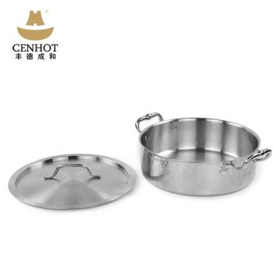 China Stainless Steel Pot Set Induction Cooker Cookware Pot Soup Viable Durable Material Anti-scalding Hot Pot for sale