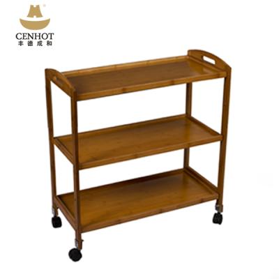 China CENHOT durable 3 TIER RESTAURANT FOOD SHELF DISH HOLDER WOODEN OFFER for sale