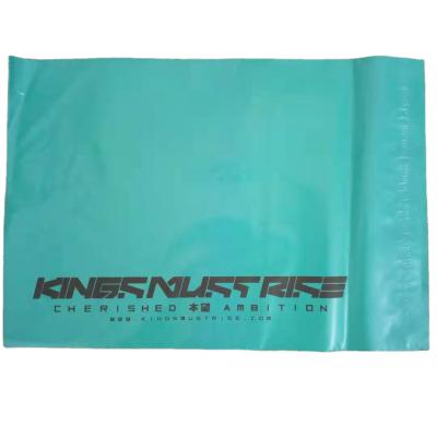 China Wholesale Custom Logo Plastic Bag Biodegradable Mailing Bag With Handle / Mailing Bag With Pouch Biodegradable Tear Proof Large Plastic Mailing Bag for sale