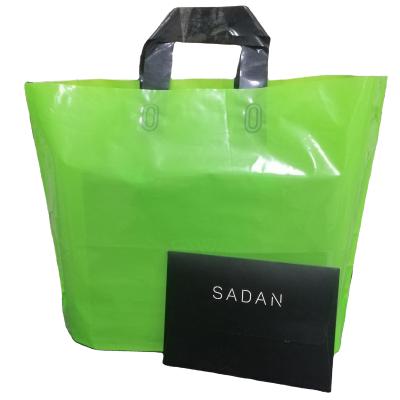 China Wholesale Custom BIODEGRADABLE Logo And Size Printing Reusable Plastic Packaging Shopping Bags for sale