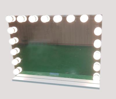 China 80*60 Large Hollywood Vanity Lighted Makeup Vanity Lighted Mirror With 18 Bulbs Include for sale