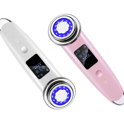 China Ultrasonic Personal Care Ultrasonic Galvanic Phototherapy Bio Vibration Blood Vessel Removal and Beauty Beauty Massager Portable Device for sale