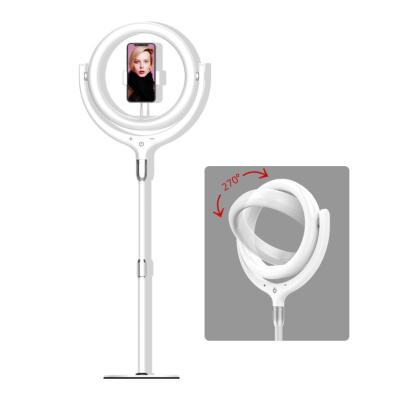 China Mini Tiktok Mini Usb Clip Photo Video Camera Phone Led Fill Selfie Ring Light With Stand for sale