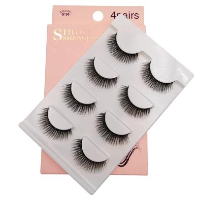 China Wholesale Custom Packing False Eyelashes 3D Natural Magnetic Mink Thick for sale