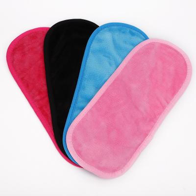 China Reusable Reusable Microfiber Cloth Face Towel Fleece Makeup Remover Deep Cleansing Coral Towel Suitable For All Skin Types for sale