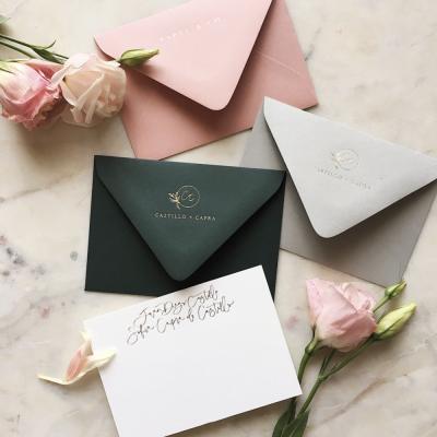 China Europe 2021 hot sales can be customized European and American style wedding invitation envelope for sale