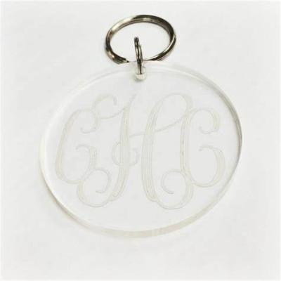 China Promotion gift high quality custom logo acrylic disc key chain AK-88 for sale