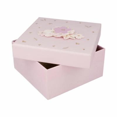 China Handmade Custom Printing Size Paper Box Cardboard Baby Cosmetic Gift Box for sale