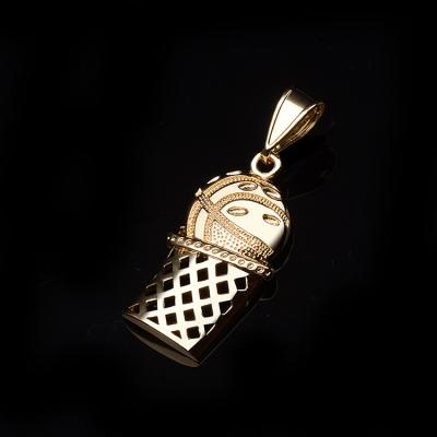 China 2019 Most Popular Product FASHIONABLE Gold Plated CZ Party Manufacturer Pendant Necklace Men for sale