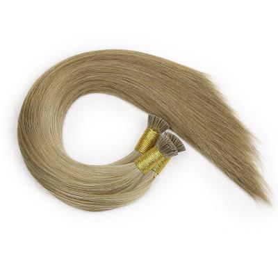 China Double Pulled Keratin Tip 613 Virgin Hair Silky Straight Wave Mini Curly Hair Extension for sale