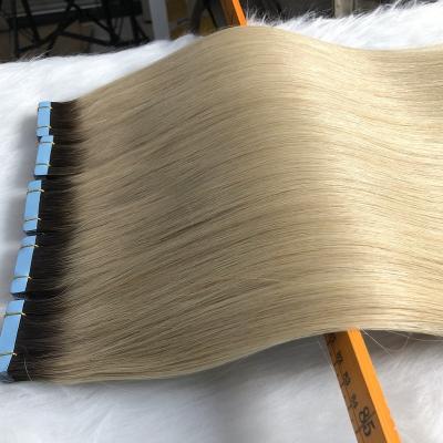 China Natural Russian Virgin Hair 613 100% Raw Wave 22inch Tape In Extensions Hair for sale