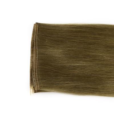 China Silky Straight Accept Cusotom Size European Remy Keratin Flat Brazilian Human Hair Extension for sale