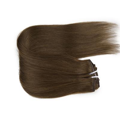 China Manufacturer Wholesale In Stock 100% Silky Straight Raw Virgin Hair Lace Wave Clip In Human Hair Extensions for sale