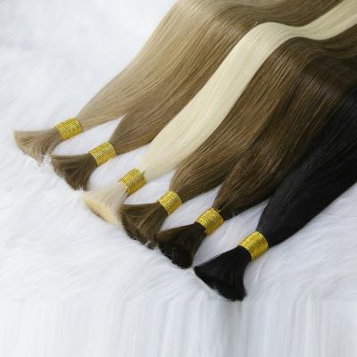 China 22inch 24inch Nature Color Silky Straight Virgin Remy Human Hair Bundles Woman Hair Extensions Volume for sale