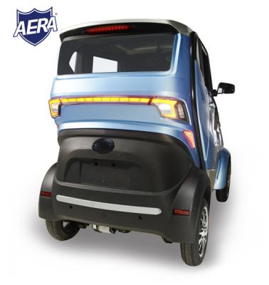 China Fabric AERA-J2 2021 new style mini electric smart car with included cabin EEC COC certification rickshaw for sale for sale