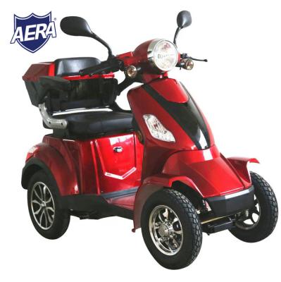 China AERA-AFW001 High quality unisex professional four wheel handicapped mobility handicapped adult electric scooter with EEC for sale