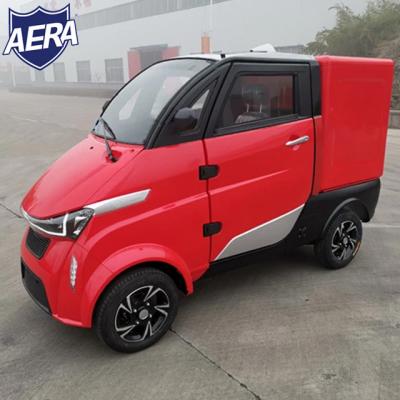 China AERA EEC COC 4 wheels electric scooter /electric motorcycle/electric car for food delivery 100ah lithium battery cargo vans 3 for sale