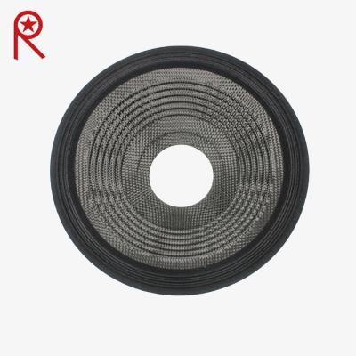 China Woofer Repair 15 Inch Carbon Fiber Cloth Edge Cone Speaker Speaker Parts for sale