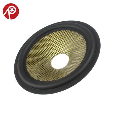 China 5 Inch HIFI Mixed Woven Rubber Edge Cone Subwoofer Subwoofer Repair Part for sale