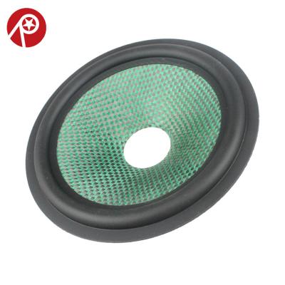 China 5 Inch HIFI Carbon Fiber And Blended Woven Fiberglass Speaker Cone for sale