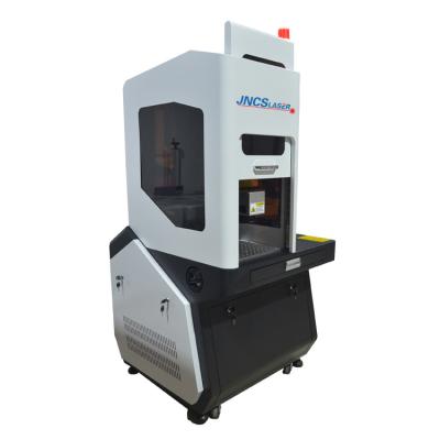 China High quality deep marking Raycus 20w 30w 50w fiber laser marking machine with enclosure with CE in factory for sale