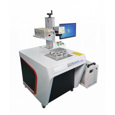 China Water Cooled High Quality 10W Laser UV Laser Marking Machine UV Laser Marking Machine For Glass Plastic Crystal for sale